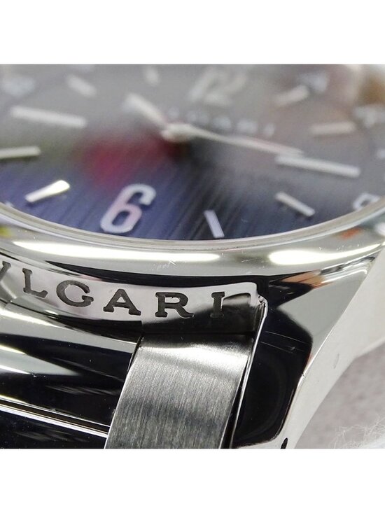 Bvlgari Watch Solotempo Quartz Stainless Steel Silver Black Polished main image 6